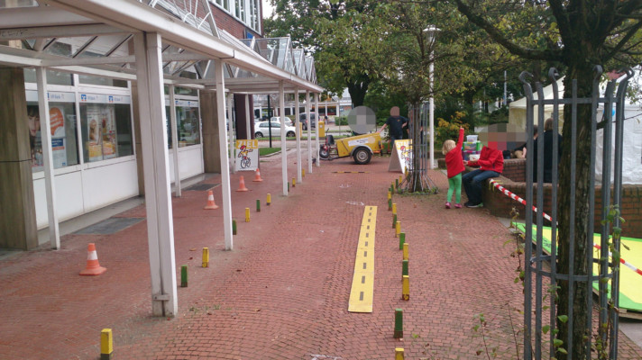 Betreuter Fahrradparcours Betreuter Fahrradparcours